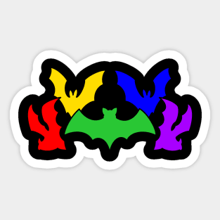 Pride Bats Sticker